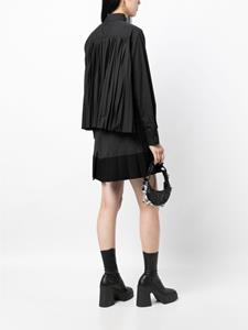 Sacai Geplooide blouse - Zwart