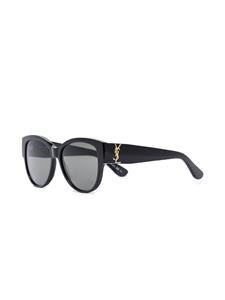 Saint Laurent Eyewear M3 zonnebril met monogram - Zwart