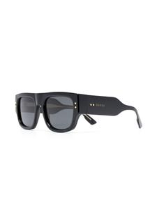 Gucci Eyewear Zonnebril met vierkant montuur - Zwart