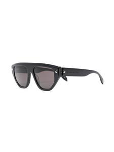 Alexander McQueen Spike Studs geometric-frame sunglasses - Zwart