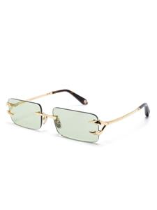 Roberto Cavalli square-frame metallic sunglasses - Goud