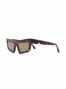 Huma Sunglasses Tilde zonnebril met geometrisch montuur - Bruin