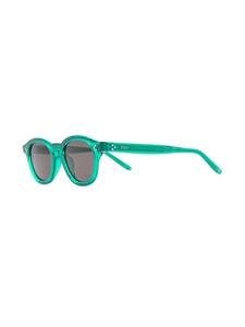Retrosuperfuture Ombra zonnebril met rond montuur - Groen