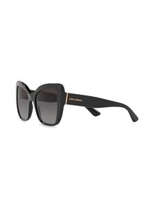 Dolce & Gabbana Eyewear Zonnebril met cat-eye montuur - Zwart