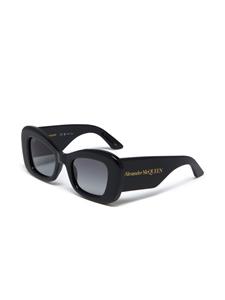 Alexander McQueen Eyewear Bold zonnebril met cat-eye montuur - Zwart