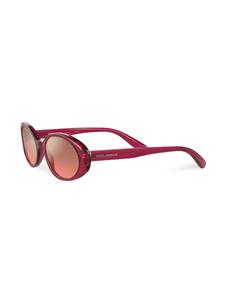 Dolce & Gabbana Eyewear Re-Edition zonnebril met ovaal montuur - Rood