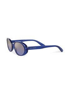 Dolce & Gabbana Eyewear Zonnebril met ovaal montuur - Blauw