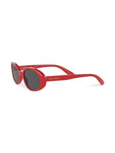 Dolce & Gabbana Eyewear Re-Edition DNA oval-frame sunglasses - Rood