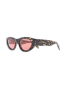 Marni Eyewear VGO zonnebril met schildpadschild design - Bruin