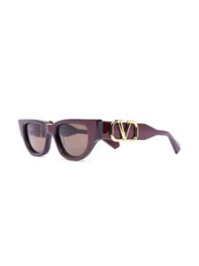 Valentino Eyewear VLogo Signature zonnebril met cat-eye montuur - Rood