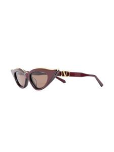 Valentino Eyewear Zonnebril met cat-eye montuur - Rood