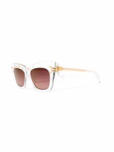 Balmain Eyewear B-II zonnebril met cat-eye montuur - Wit