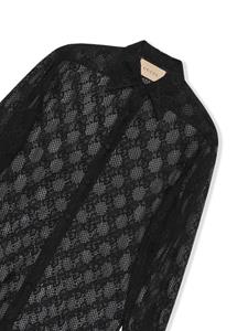 Gucci Blouse met mesh - Zwart