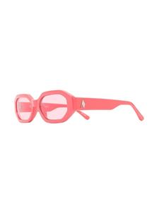 Linda Farrow Irene zonnebril met ovaal montuur - Roze