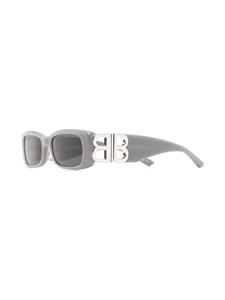 Balenciaga Eyewear Zonnebril met rechthoekig montuur - Grijs