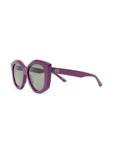 Balenciaga Eyewear Power zonnebril met vlinder montuur - Paars