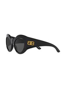 Balenciaga Eyewear Zonnebril met rond montuur - Zwart