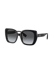 Burberry Eyewear Zonnebril met oversized montuur - Zwart