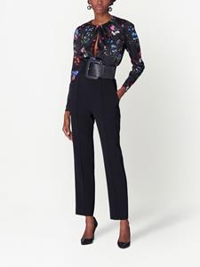 Carolina Herrera Blouse met print - Zwart