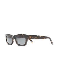 Marni Eyewear CWE zonnebril met rechthoekig montuur - Zwart