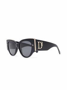 Dsquared2 Eyewear Hype zonnebril met logoplakkaat - Zwart