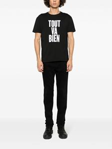 PT Torino slogan-print cotton T-Shirt - Zwart