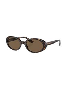 Dolce & Gabbana Eyewear Zonnebril met rond montuur - Zwart