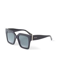 Jimmy Choo Eyewear Edna zonnebril met vierkant montuur - Zwart