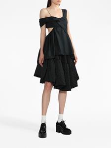 Cecilie Bahnsen Asymmetrische blouse - Zwart