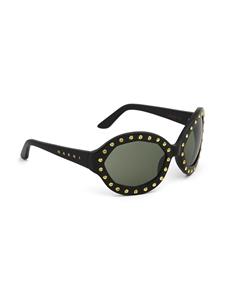 Marni Eyewear Naica Mine zonnebril met rond montuur - Zwart
