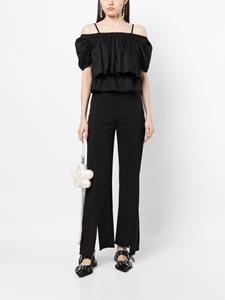 Tout a coup Off-shoulder blouse - Zwart