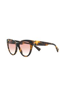 Gucci Eyewear Zonnebril met kattenoog montuur - Bruin