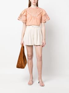 Ulla Johnson Gehaakte blouse - Roze