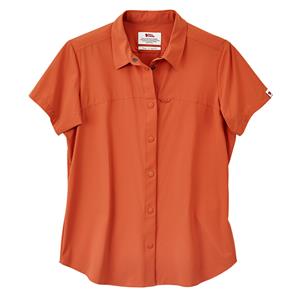 Fjällräven Dames T-Shirt High Coast Lite Shirt SS W, rood