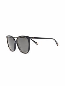 Gucci Eyewear Zonnebril met rond montuur - Zwart