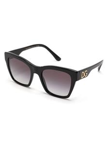 Dolce & Gabbana Eyewear Zonnebril met vierkant montuur - Zwart