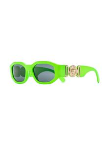 Versace Eyewear Medusa Biggie zonnebril met rechthoekig montuur - Groen