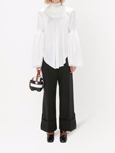 JW Anderson Flared blouse - Wit
