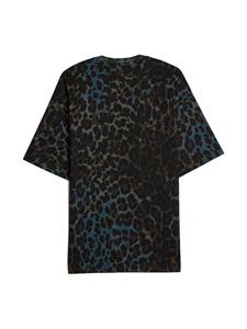 OAMC Leopard Game-print cotton T-shirt - Zwart