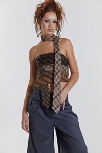 Jaded London All Tied Up Wrap Around Corset Tie Top