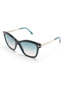 TOM FORD Eyewear square-frame gradient-lenses sunglasses - Blauw
