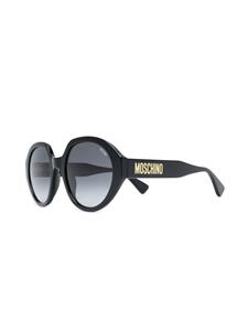 Moschino Eyewear Zonnebril met rond montuur - Zwart