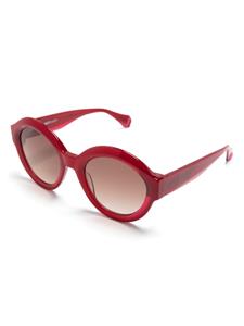 GIGI STUDIOS Glow round-frame sunglasses - Rood