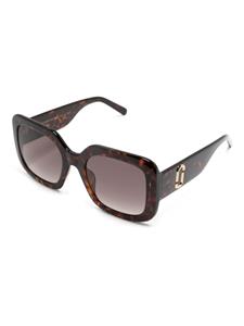 Marc Jacobs Eyewear tortoiseshell-effect square-frame sunglasses - Bruin