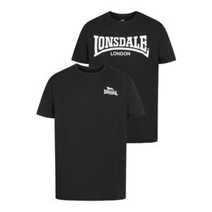 Lonsdale T-Shirt Lonsdale Herren T-Shirt Doppelpack Piddinghoe Adult