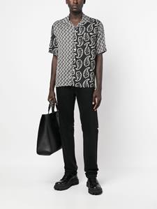 Rhude Overhemd met paisley-print - Zwart