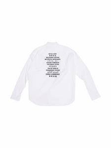 Balenciaga Overhemd met logo - Wit
