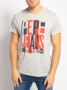 Pepe Jeans T-shirt in grijs voor Heren