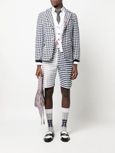 Thom Browne Blouse met gingham ruit - Grijs