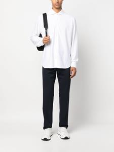 Fedeli Overhemd van katoenmix - Wit